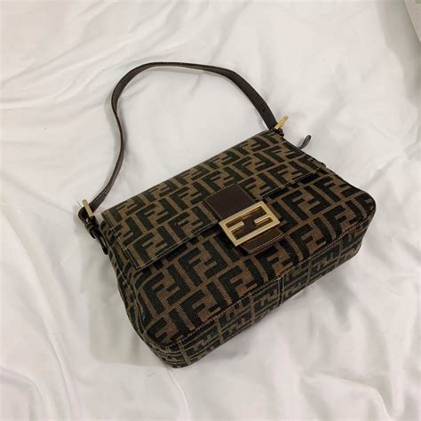 fendi zucca baguette price|Fendi baguette bag vintage.